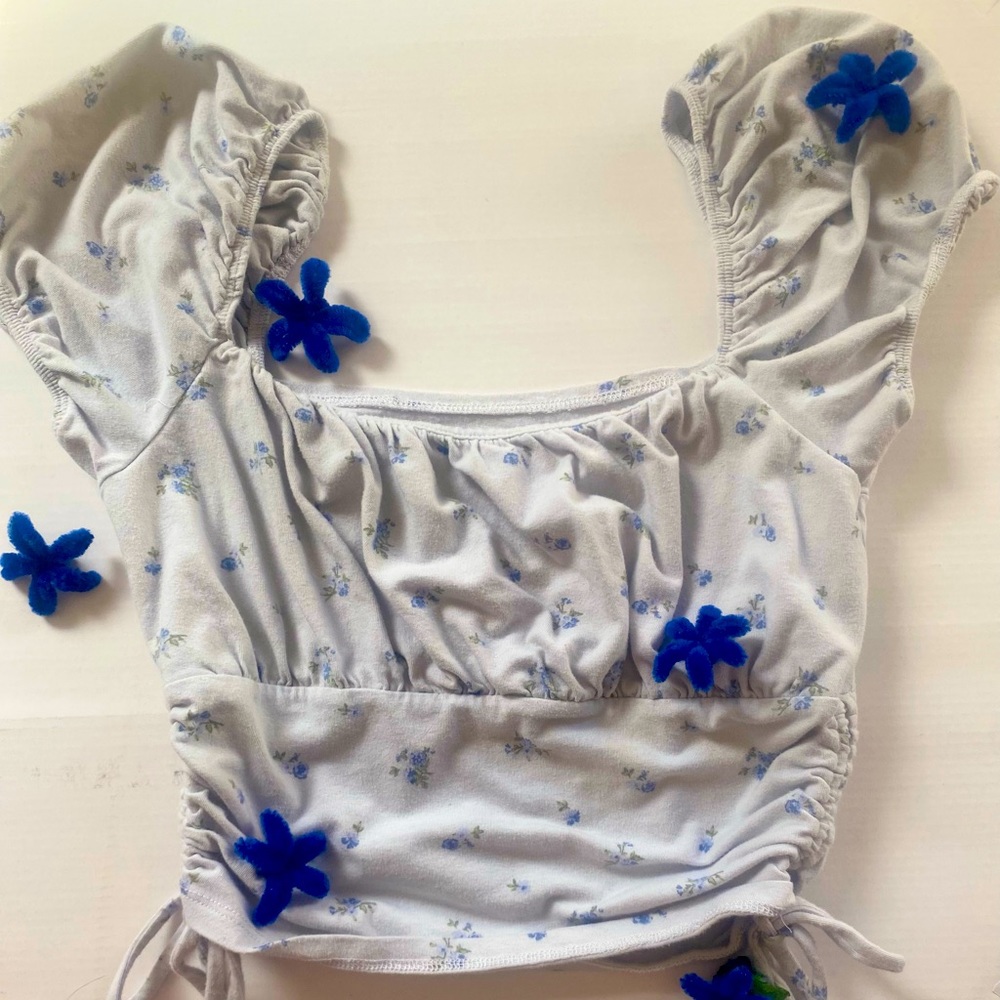 Foral Crop Top